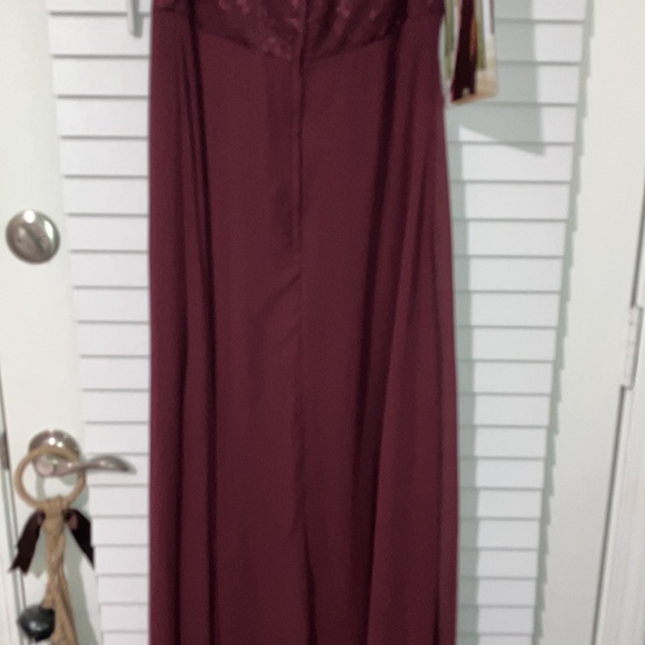 $50 SALE Mori Lee Wine Gown - Picture 10 of 11